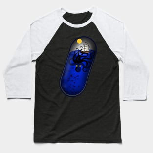 Kraken in Capsule Baseball T-Shirt